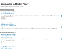 Tablet Screenshot of discoveriesinhealthpolicy.com